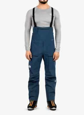 North Face Mens Full Zip Bib Pant SMALL Summit L5 Futurelight Blue NEW $600 - Image 1 of 4
