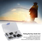 Ceramic Guide Ring Set Stainless Steel Frame Fishing Rod Eye Guide Suit
