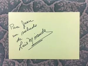 Luis Miranda - CINEMA MESSICANO - Carandiru: La Serie - Autografato 1981 - Foto 1 di 2