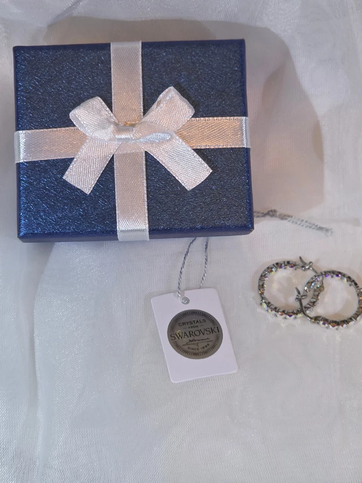 Brincos Swarovski "Inside Out" Aurora Borealis - Imagem 1 de 1