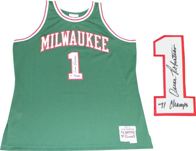 Oscar Robertson Autographed Milwaukee Bucks Mitchell & Ness Jersey (PSA) - Image 1 of 4
