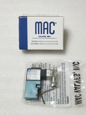КЛАПАН MAC VALVES INC DMB-DDAJ-1KG1, ЭЛЕКТРОМАГНИТНЫЙ КЛАПАН 5,4 ВАТТ 120 ФУНТОВ НА КВ. ДЮЙМ 24 В ПОСТ. ТОКА, N£W - Изображение 1 из 4