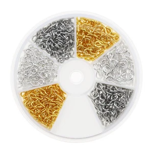 720x Screw Eye Pins Small Hooks Eyelets Screw Necklace Mini Metal Hoop Peg - Picture 1 of 7