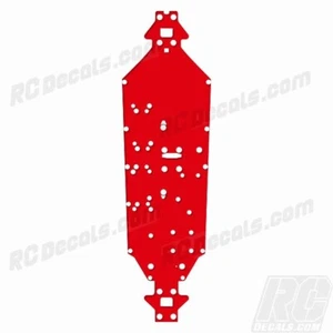 Arrma Fireteam 6s Chassis Protector Decal #AR106058 Fire Team - Solid Red - Picture 1 of 1