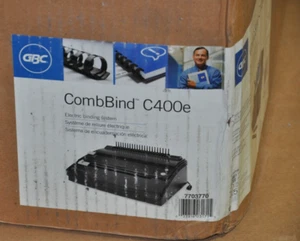 GBC C400e CombBind Hole Punch Binder Booklet Maker OPEN BOX - Picture 1 of 5