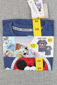 Disney Kids Unisex 100th Anniversary Graphic Short Sleeve Crewneck Tee Small 5/6 - Picture 1 of 10