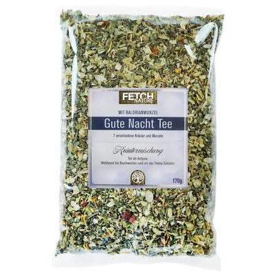 FetchNature | Gute Nacht Tee | Kräutermischung | 170g | Kräutertee | Schlaftee