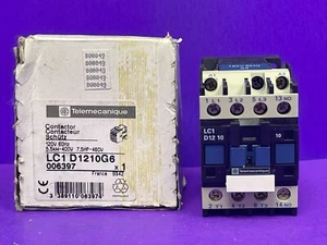 Telemecanique LC1D1210G6 120v 60Hz 5.5kw-400V 7.5Hp-460v Contactor - Picture 1 of 7