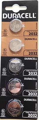 Paquete de 5 murciélagos de litio Duracell DL2032 (GRAN CADUCIDAD 2/34) ECR2032 CR2032 ENVÍO Y SEGUIMIENTO GRATUITOS Foto 1 de 2