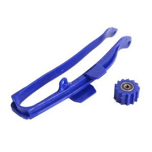 Blue Chain Slider Guide Swingarm Protector For Yamaha WR250F YZ250FX 2015-2017 - Picture 1 of 5