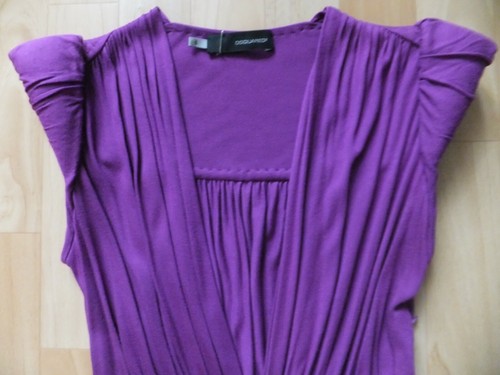 DSQUARED2 Abito da cocktail 100% originale Dsquared D2 viola taglia IT S Italy come nuovo