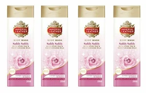200ml x 4 Imperial Leather Softly Rose Tea Body Wash Moisturizer Conditioner - Picture 1 of 5