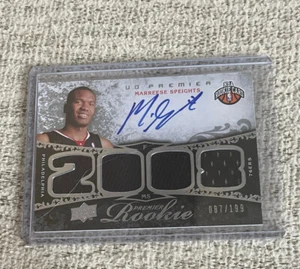 2008-09 Upper Deck UD Premier MARREESE SPEIGHTS  RC Rookie Jersey AUTO 87/199 - Picture 1 of 2