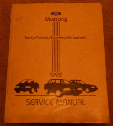 1992 Ford Mustang Service Manual - Image 1 of 1