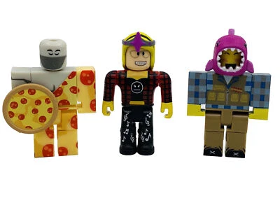 Roblox Figures Meep City Fisherman, Pizza Ninja Assassin + 1 More No Codes - Image 1 of 2