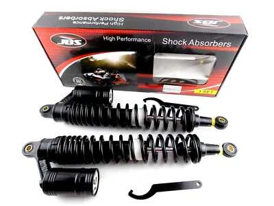 AMORTIGUADORES TRASEROS HONDA CR125 RZ 1979 440mm JBS PILA NITRÓGENO NEGRO Foto 1 de 4