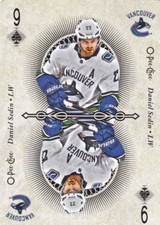 DANIEL SEDIN 2018-19 18-19 OPC O-PEE-CHEE PLAYING CARDS 9 SPADES