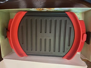 Lekue Microwave Grill Sandwich Maker - Veggies - Pizza 10X 5.7 RED - NEW in Box - Picture 1 of 5