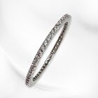 Silver Woman Ring *Genuine 925Sterling Silver Eternity Ring With Cubic Zirconia 