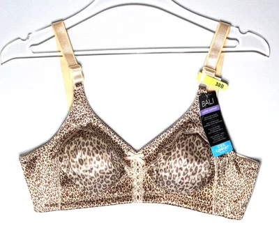 Sujetador inalámbrico a medida con doble soporte BALI talla 38B sexy estampado animal venta al por menor $40 Foto 1 de 3