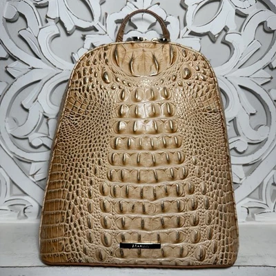 Mochila Brahmin Nola Cuero Melbourne Marrón Miel Foto 1 de 4