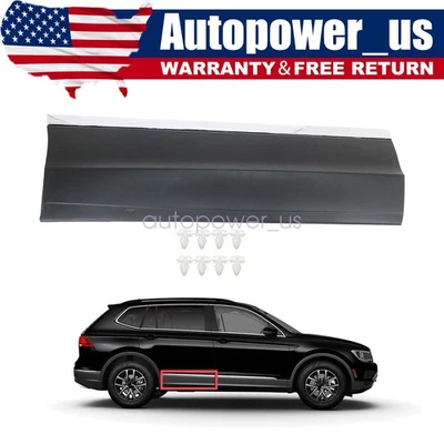 Para Volkswagen Tiguan 2018 2019 2020 2021 carrocería trasera derecha moldura moldura Foto 1 de 4