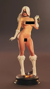 Kit modelo figura resina impresa en 3D Black Cat NSFW escala 1/10 180 mm - Imagen 1 de 3