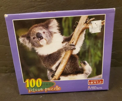 Quebra-cabeça Koala novo fechado Hoyle fechado 100 peças - Imagem 1 de 4