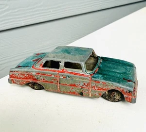Vintage Tootsietoy 1960s Red Ford Falcon Die Cast Car 3" Length Kid painted Toy - Picture 1 of 5