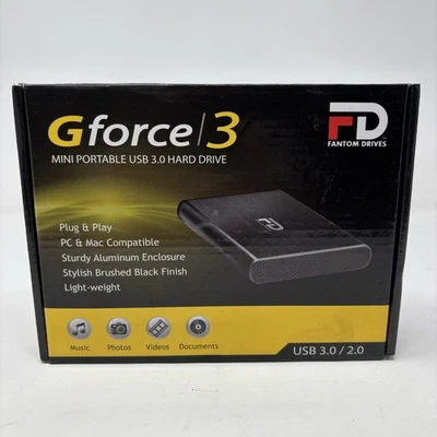 Fantom Drives 2000MB External Hard Drive VTG HDD G-FORCE 3 USB 3.0 GF3B2000U 2TB - Image 1 of 4