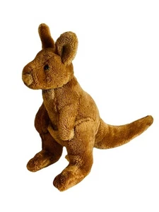 MinkPlush Australia LITTLE KYLIE Kangaroo Stuffed Animal Plush Toy 9” Mink Plush - Picture 1 of 9