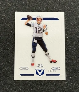 2019 CHRONICLES VERTEX TOM BRADY 29/99 BLUE FOIL PATRIOTS SP A4 - Picture 1 of 3