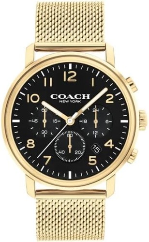 Orologio Coach Harrison 14602604 Uomo Oro Giallo