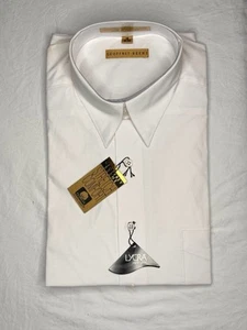 Geoffrey Beene Men's Long Sleeve White Dress Shirt Stretch Comfort Size 16 32/33 - Picture 1 of 1