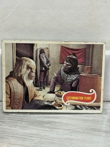 1967 Apjac Planet of The Apes #14 “Extermination Plans” Trading Card - Picture 1 of 2