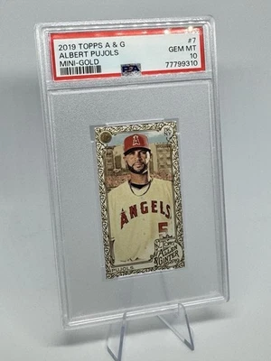 2012 Topps Allen & Ginter мини золото - Альберт Пуйольс - PSA 10 драгоценных камней новый POP 2! - Изображение 1 из 2