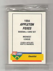 1994 ProCards / Fleer Team Set - Appleton Foxes (Alex Rodriguez) (Mariners) - Picture 1 of 1