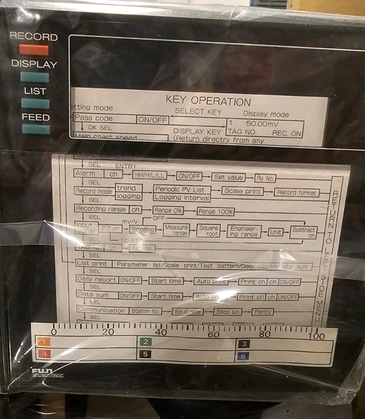 Fuji Electric PHC33003-AA0YV Strip Chart Recorder - Image 1 of 4