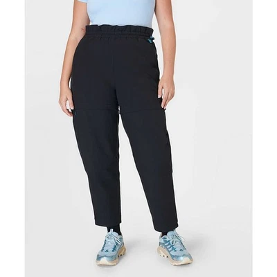 NWT Sweaty Betty x Merrell Ascend Convertible Hiking Pants Black Women's Size 12 - Image 1 of 4