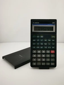 Vintage Canon F-502 Engineering Scientific Calculator Tested Working w Cover  - Picture 1 of 3