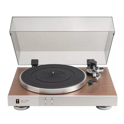 JBL TT350 Classic Direct Drive Turntable Record Player - Wood / Silver - Image 1 of 4