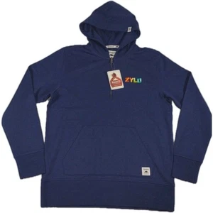 Roots 73 Canmore Eco 1/4 Zip Hoodie ZYLO Embroidered Unisex Sz S/P NWT - Picture 1 of 13
