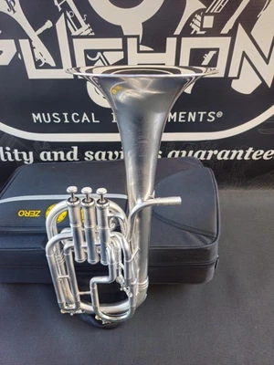 JP Solario Zero Satin Silver Eb Alto Horn 8" Bell - Image 1 of 4