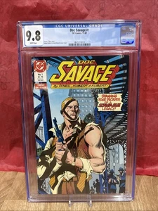DOC SAVAGE #1 ~ 1987 DC COMICS film in arrivo con classificazione specifica Cgc 9,8 - Foto 1 di 3