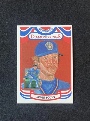 Tarjeta de béisbol Donruss Diamond Kings #1 Robin Yount 1984 Foto 1 de 2