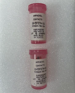 Lot of 12 Amphenol Contacts M39029/58-364 (Supersedes MS27493-16) 10-597274-161 - Picture 1 of 4