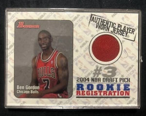 2004 Bowman Ben Gordon Rookie Registration (MEM) - Picture 1 of 2