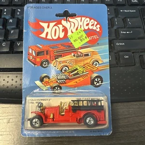 HOT WHEELS  OLD NUMBER 5 FIRE TRUCK  1695 - Picture 1 of 7