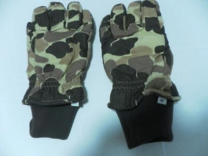 CAMO INSULATED HUNTING GLOVES - Picture 1 of 2