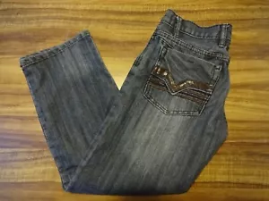 Pair FUSAI Jeans Boys Size 12 Excellent Condition 26x24 F.U.S.A.I - Picture 1 of 5